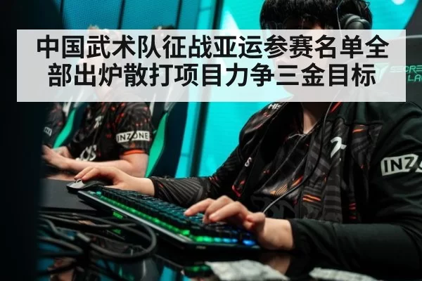 中国武术队征战亚运参赛名单全部出炉散打项目力争三金目标